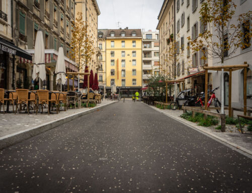 Genève, rue de Fribourg, rue Chaponnière